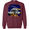 Snoopy and Charlie Brown watch Flody Pink Total Solar Eclipse 2017 Sweater