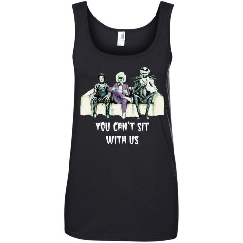 Beetlejuice, Edward, Jack: You can't sit with us t shirt, hoodies, tank