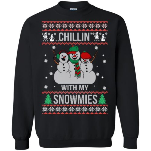 Chilling With My Snowmies Christmas Sweater