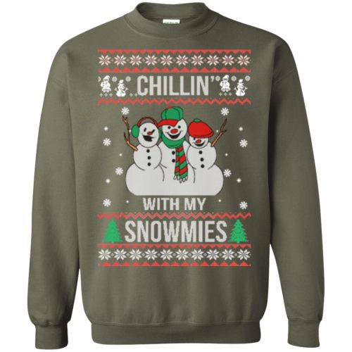 Chilling With My Snowmies Christmas Sweater