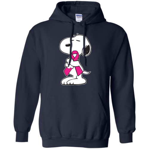 Snoopy Breast Cancer Snoopy Hugs Cancer Ribbon T Shirts