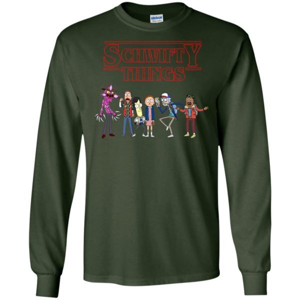 Schwifty Things Stranger Things vs Rick and Morty T Shirts, Hoodies, Tank