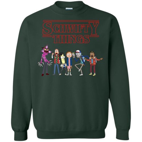Schwifty Things Stranger Things vs Rick and Morty T Shirts, Hoodies, Tank