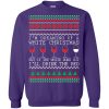 Wine Christmas Sweatshirt: I'm Dreaming Of A White Christmas
