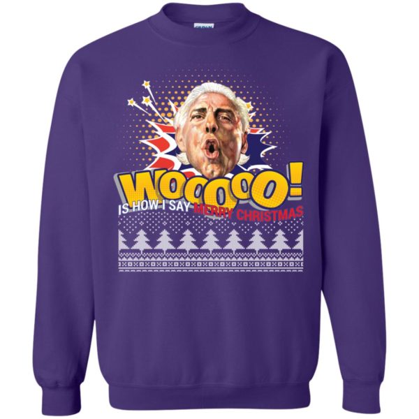 Ric Flair: Woo is How I Say Merry Christmas Sweatshirt