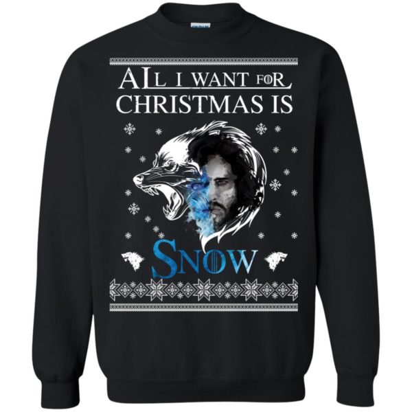 GTO: All I Want For Christmas Is Snow Christmas Sweatshirt