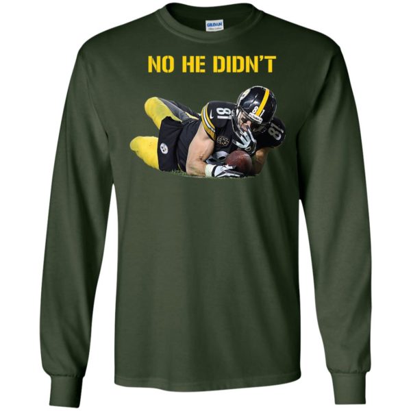 Jesse James Steelers: No He Didn't T Shirts, Hoodies, Tank Top