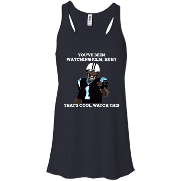 Cam Newton: You've been watching film huh? That's cool watch this shirt