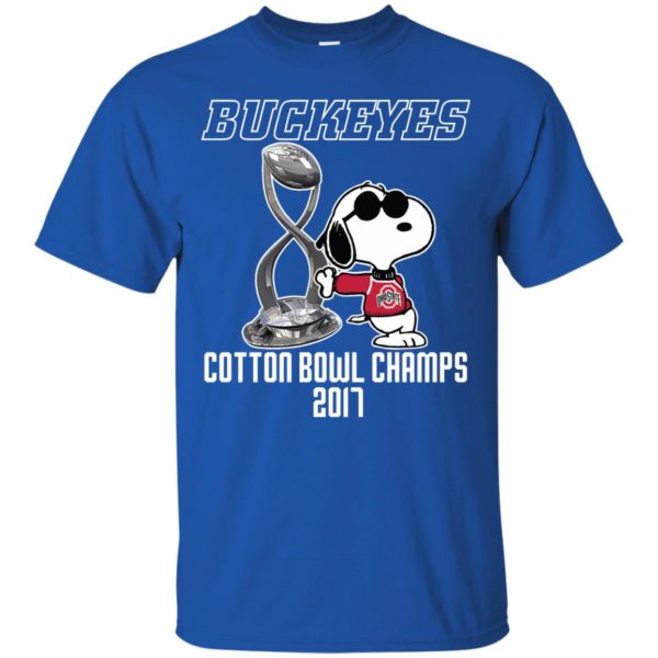 Snoopy: Buckeyes Cotton Bowl Champs 2017 T Shirts, Hoodies, Sweatshirt
