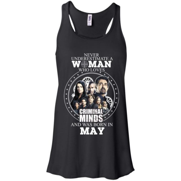 A Woman Who Loves Criminal Minds and Was Born In May T Shirts