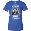 A Woman Who Loves Criminal Minds and Was Born In January T Shirts, Hoodies