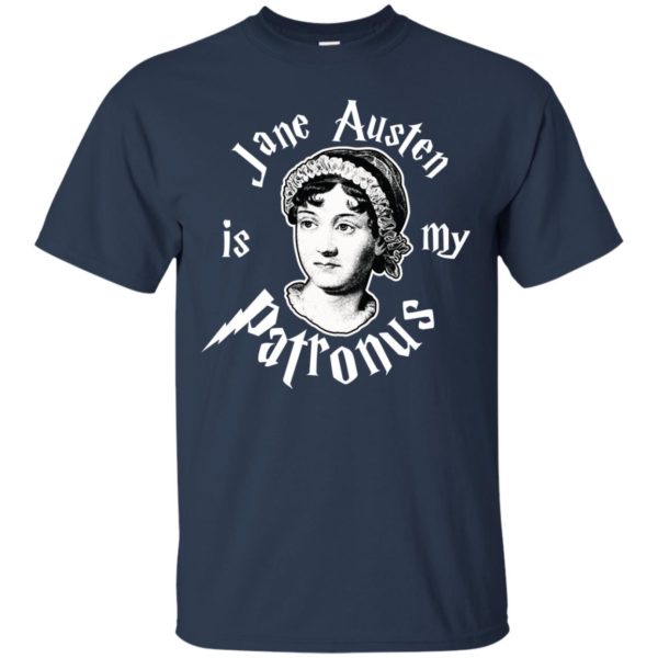 Jane Austen Is My Patronus Harry Potter Parody Ladies Shirt