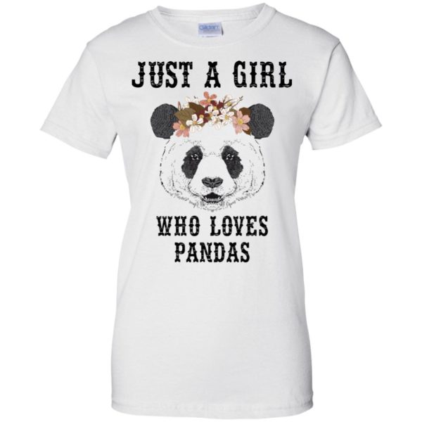 Just A Girl Who Loves Panda T shirts, Hoodies, Tank Top