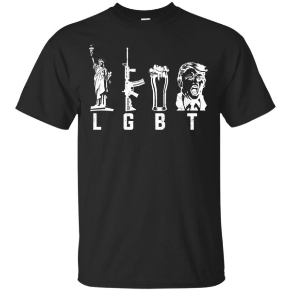 LGBT Liberty Guns Beer Trump T shirts, Hoodies, Tank Top