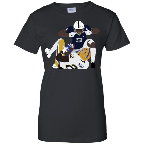 Penn State's Marcus Allen and Pitt's Darrin Hall T shirts