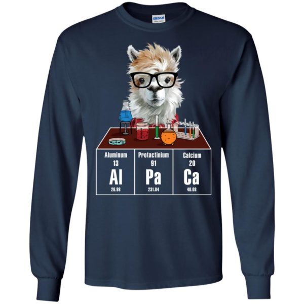Chemistry Alpaca Cute Llama Science Teacher T shirts