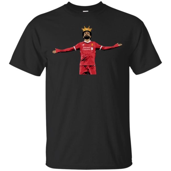Mo Salah the Egyptian King of Liverpool T shirts