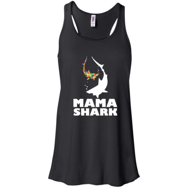 Mama Shark Autism Mom T shirts