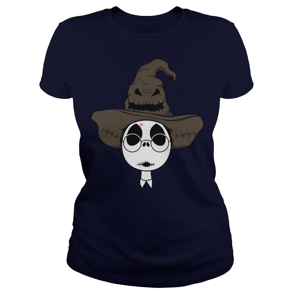 Jack Skellington and Witch Hat Halloween Shirt