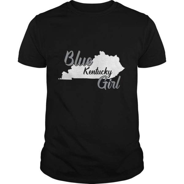 Blue Kentucky Girl KY Country fan tee shirt