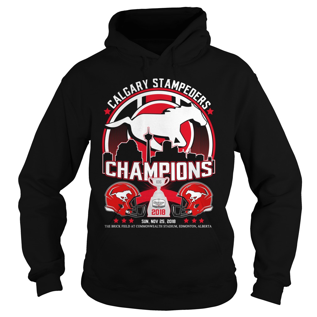Calgary Stampeders Champaions 106th Grey Cup 2018 Shirt