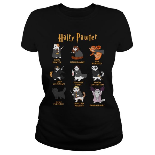 Funny Hairy Pawter For Cat Lovers Shirt