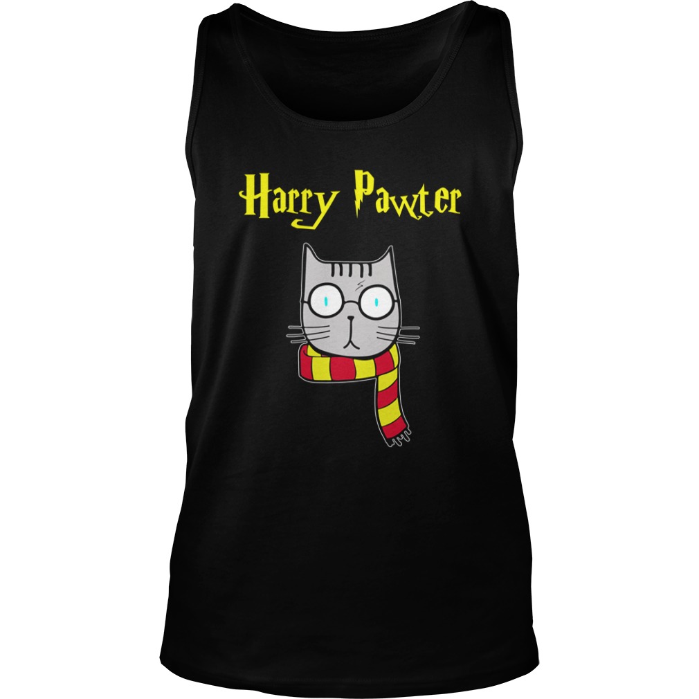 Harry Pawter FunnyCute Magic Cat With Glasses Gift Shirt