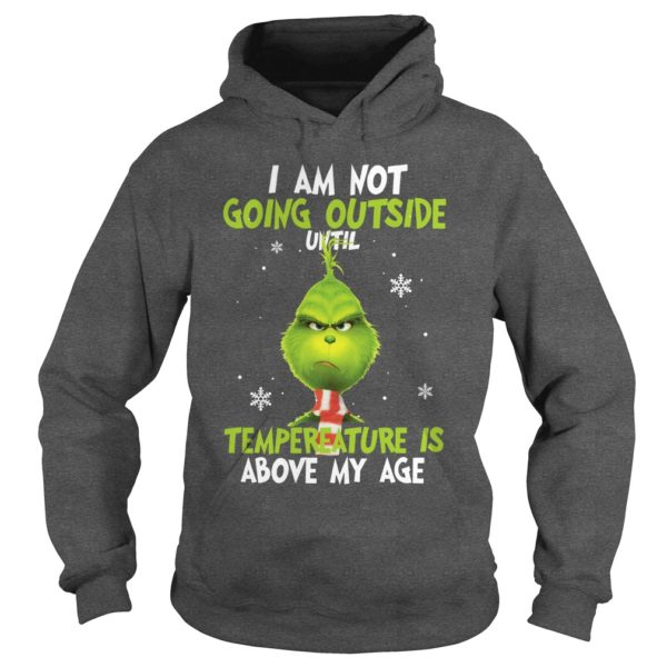 I Am Not Going Outside Until Tempereature Is Above My Age Shirt