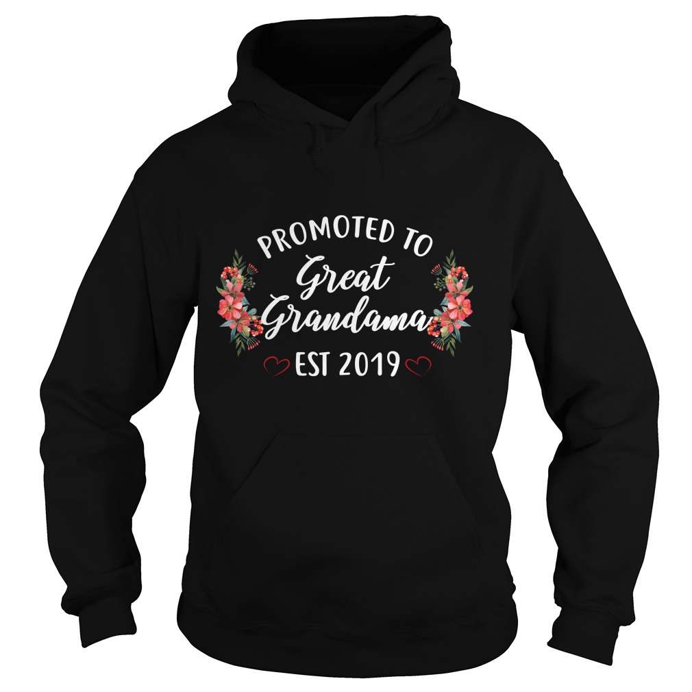 Promoted to Great Grandma Est 2019 Shirt