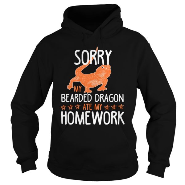 Sorry My Bearded Dragon Ate My Homework Pogona School Shirt