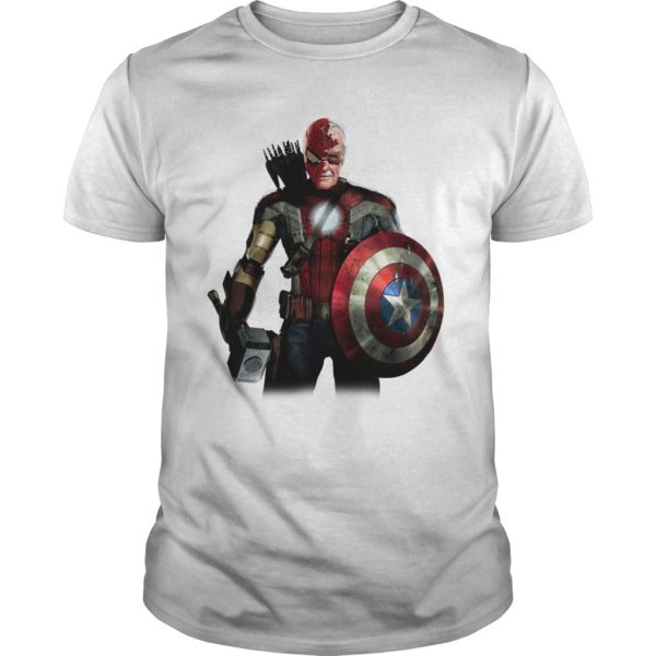 Stan Lee Captain America And Deadpool Shirt