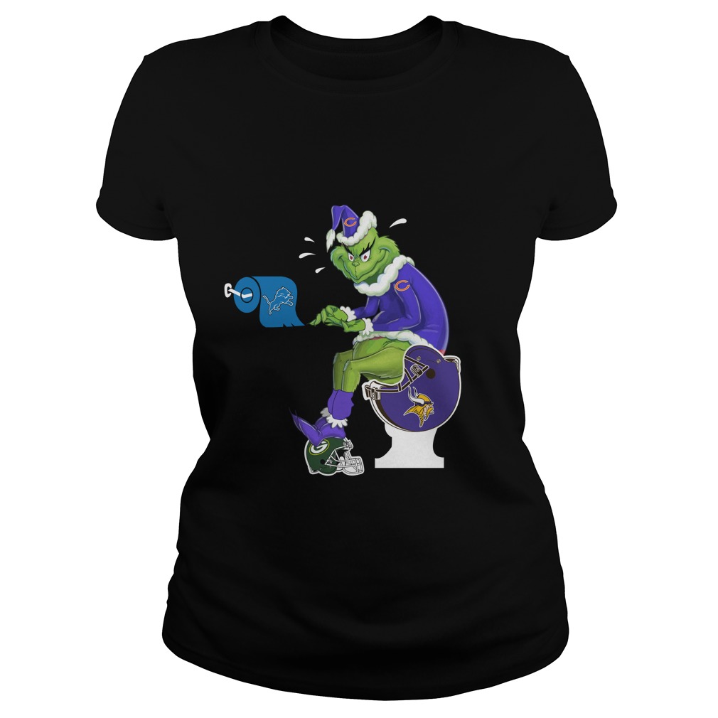 The Grinch Chicago Go Toilet By Minnesota Vikings Shirt