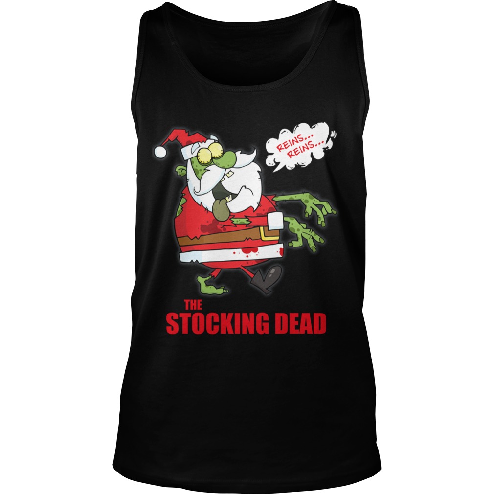 The Stocking DeadFunny Zombie Santa Xmas Shirt