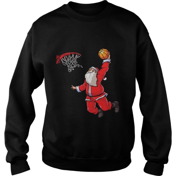 Basketball Santa T Shirt Christmas Hat Ball
