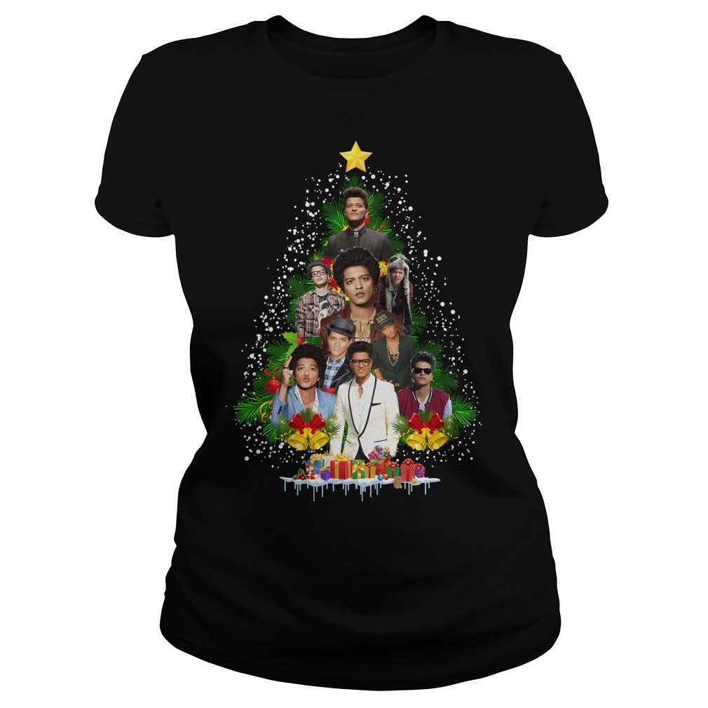 Bruno Mars Christmas Tree Shirt
