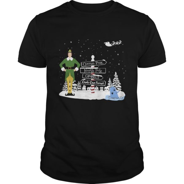 Christmas Elf Towns Holiday Santa Buddy Snow Shirt