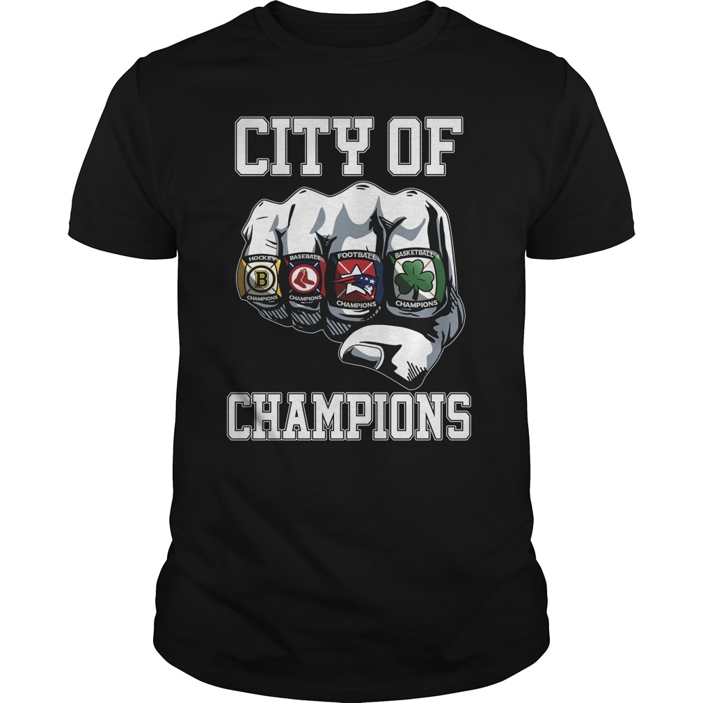 City Of Champions Boston Sports Teams Citizen Shirt