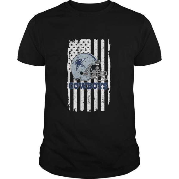 Cowboys Fan USA Flag Shirt