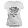 Dear Horse Mom, Thank You For Being My Mom Shirt