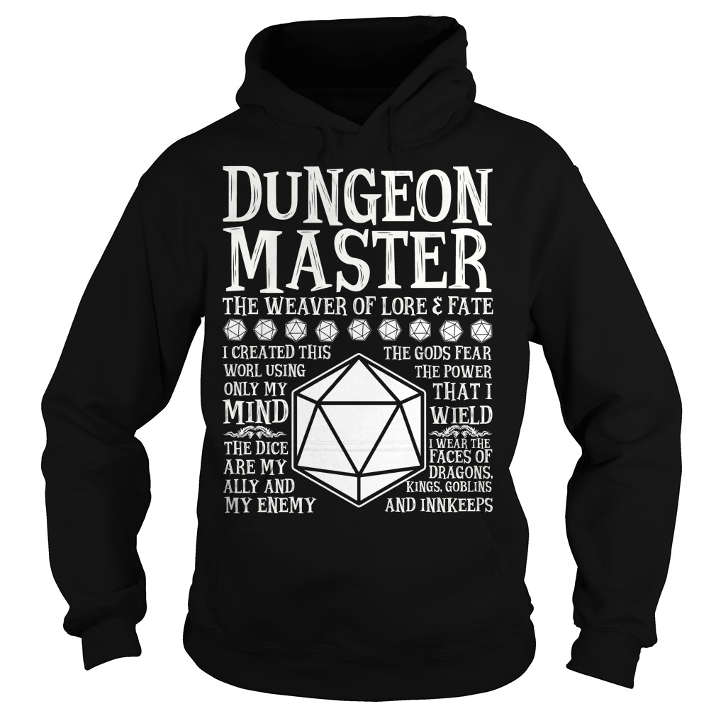 Dungeon Master The Wearver Of Lore And Fate Shirt