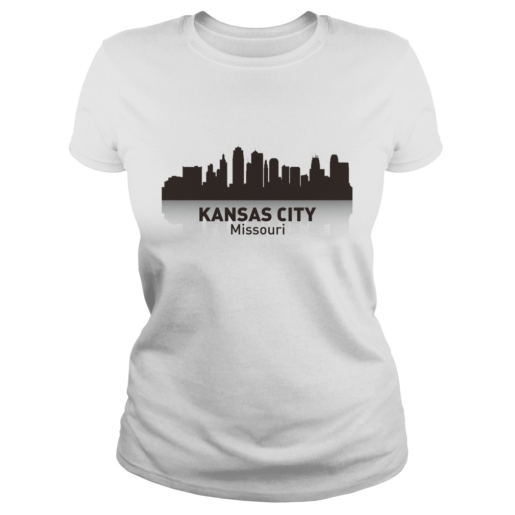 Kansas City Missouri Skyline Silhouette Shirt