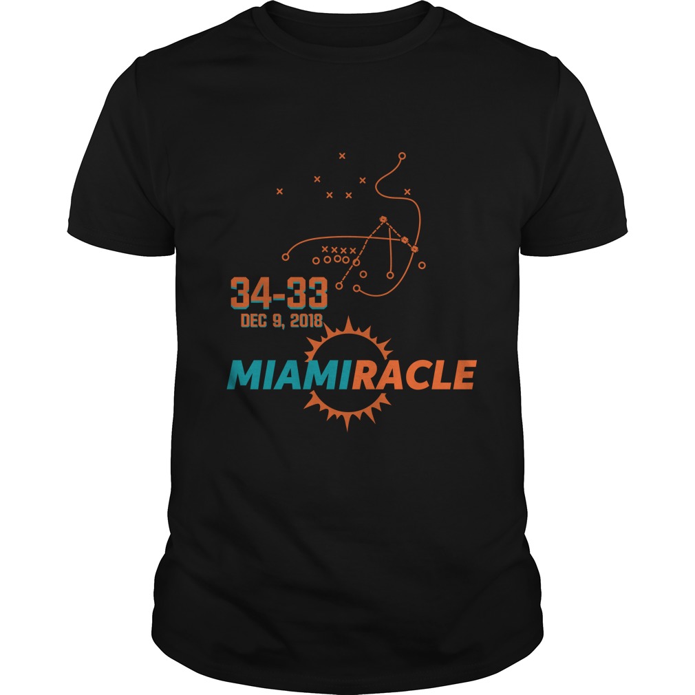 Miami Miracle Funny Miami Football Dolphins Shirt