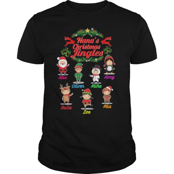 My Christmas Jingles Customized with Names Shirt