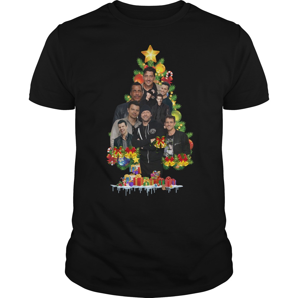 New Kids On The Block Christmas Tree Shirt