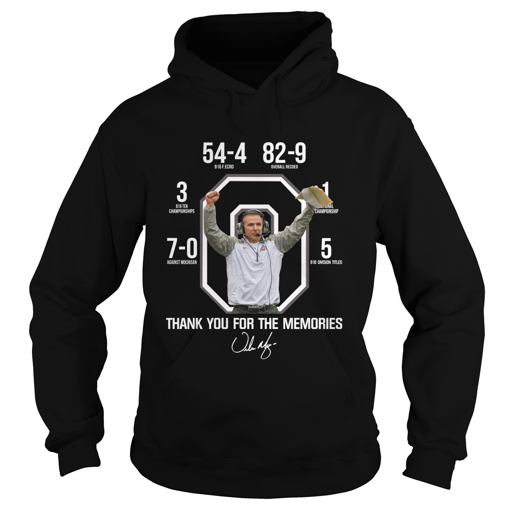Urban Meyer Thank You For The Memories Shirt