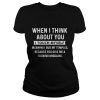 When I Think About You I Touch Myself Shirt