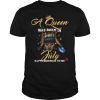 A Queen Was Born In January Happy Birthday To Me Shirt