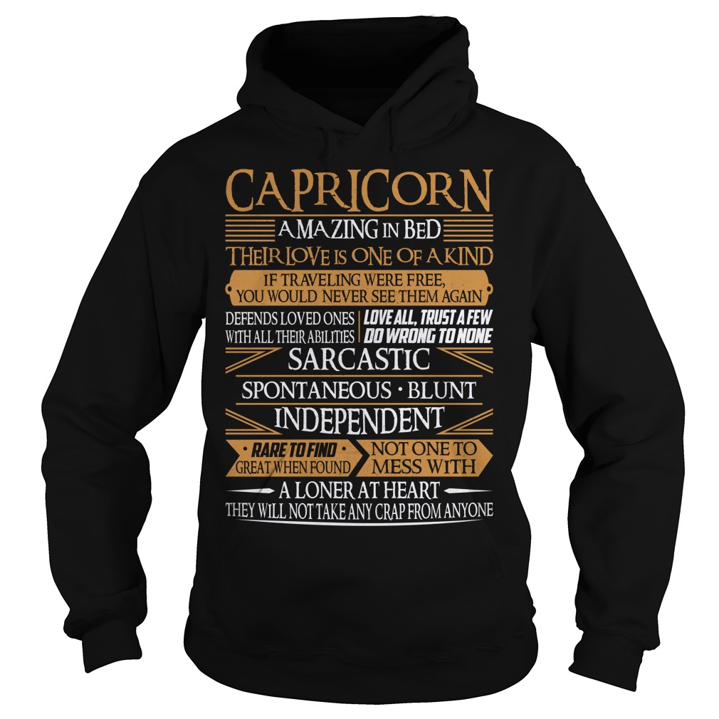 Capricorn Amazing In Bed Their Love Is Of A Kind Shirt