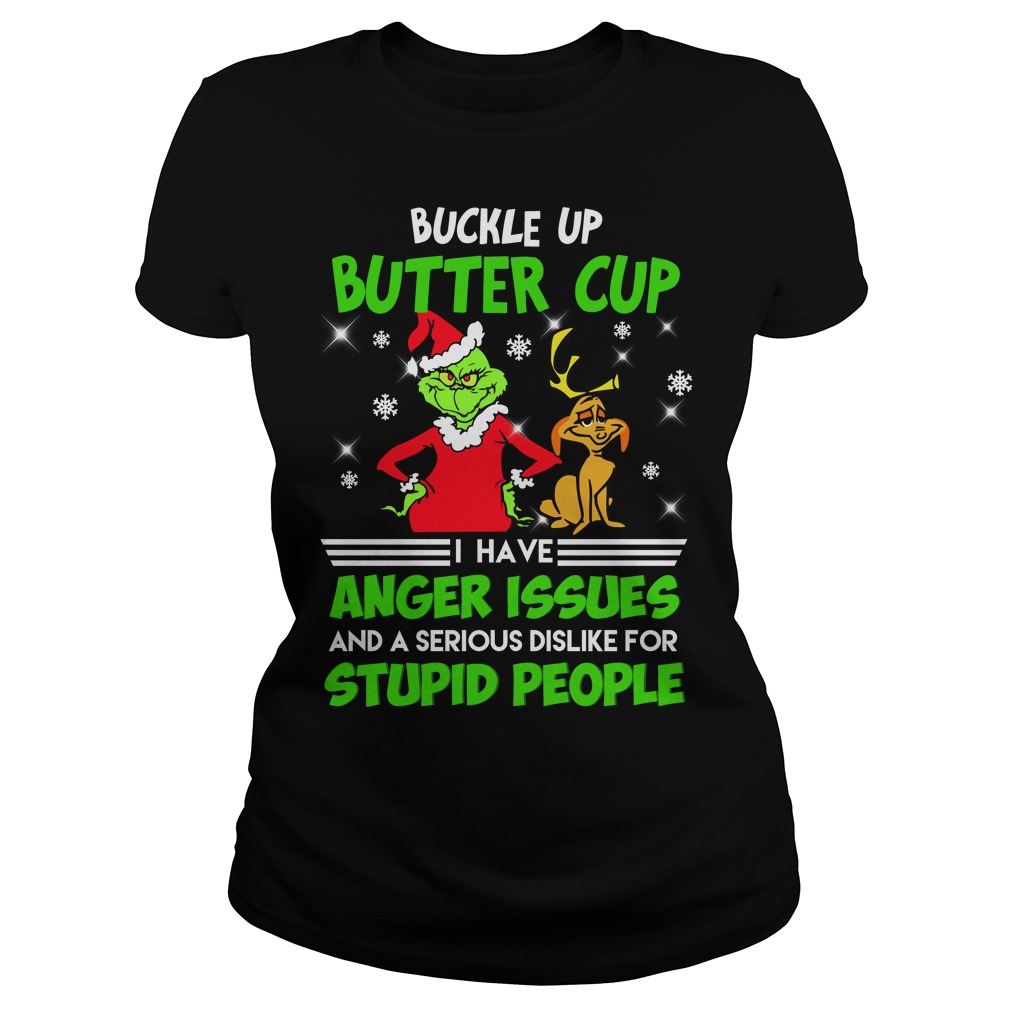 The Grinch Buckle Up Butter Cup Shirt