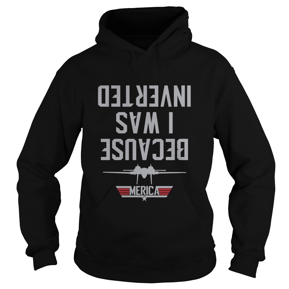 Jet Fighter Airplane Air Craft Because I Was Inverted Hoodies